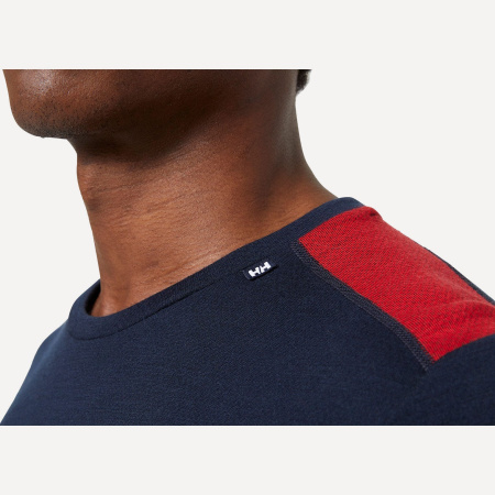 Термобелье верх HH Man LIFA Merino Midweight Crew (; S; Navy)
